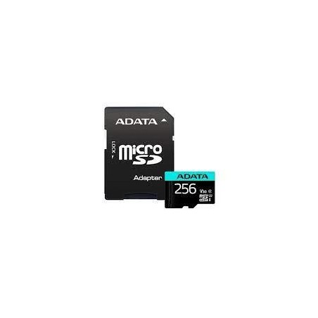 CARD MicroSDXC ADATA, 256GB, "AUSDX256GUI3V30SA2-RA1" (timbru verde 0.03 lei)