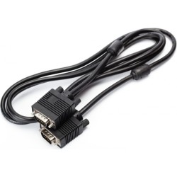 CABLU video SPACER, VGA (T) la VGA (T), 1.8m, cupru, ecranat, negru, "SPC-VGA-6" (timbru verde 0.8 lei)
