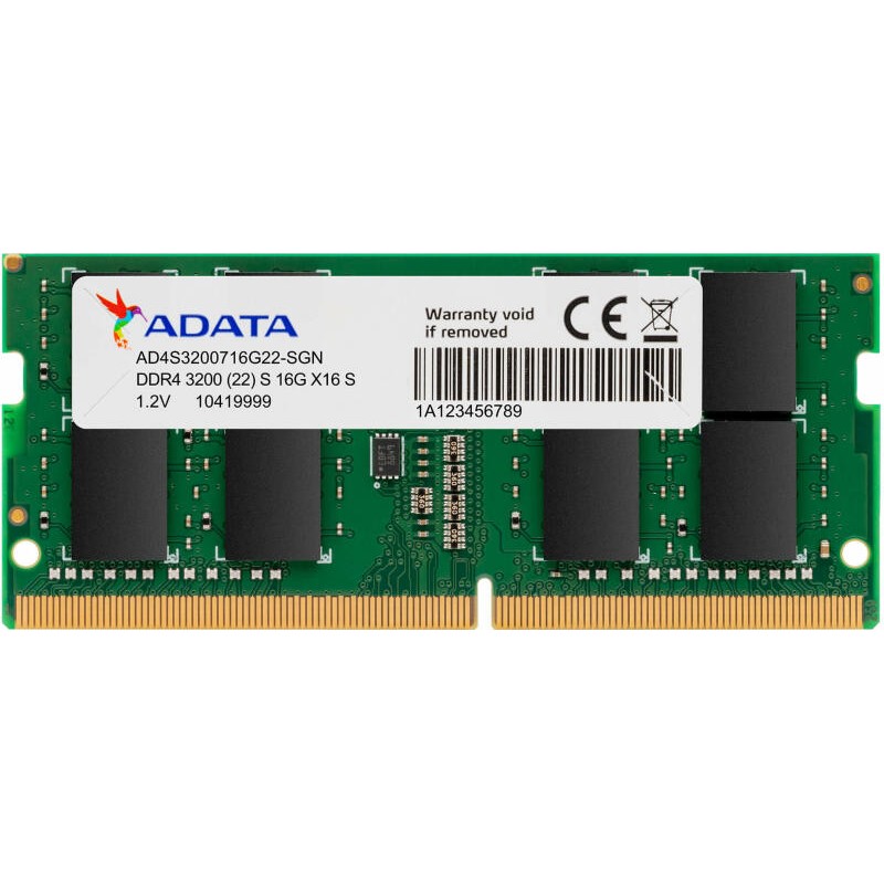SODIMM Adata, 32GB DDR4, 3200 MHz, "AD4S320032G22-SGN"
