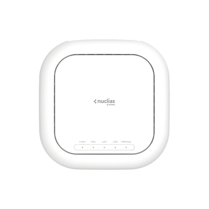 ACCESS POINT D-LINK wireless 1900Mbps dual band, Nuclias Cloud-Managed AC1900 Wave 2, 2 x 10/100/1000 Mbps RJ45, IEEE802.3at PoE