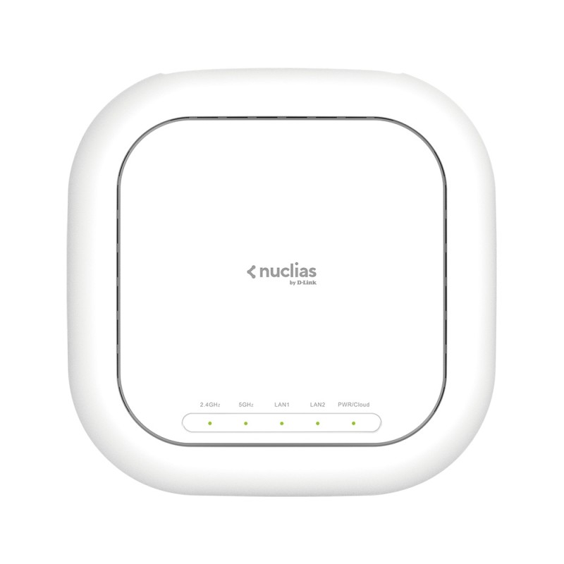 ACCESS POINT D-LINK wireless 2600Mbps dual band, Nuclias Cloud-Managed AC2600 Wave 2, 2 x 10/100/1000 Mbps RJ45, IEEE802.3at PoE