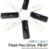 MEMORIE USB 3.2 Gen 1 KINGMAX  32 GB, cu capac, plastic, negru, "KM32GPB07B" (timbru verde 0.03 lei)