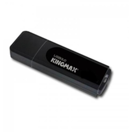 MEMORIE USB 3.2 Gen 1 KINGMAX 128 GB, cu capac, plastic, negru, "KM128GPB07B" (timbru verde 0.03 lei)