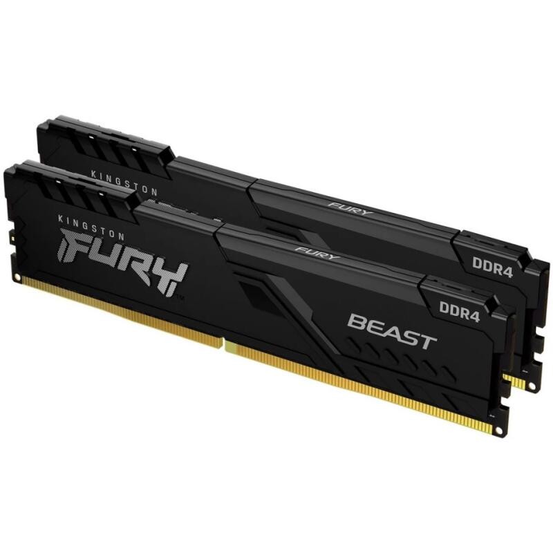 Memorie DDR Kingston - gaming DDR4 32 GB, frecventa 2666 MHz, 16 GB x 2 module, radiator, "KF426C16BB1K2/32"