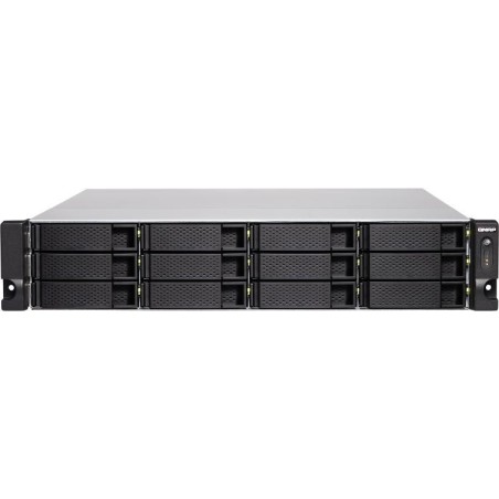 NAS STORAGE RACKST 12BAY 2U RP/TS-1283XU-RP-E2124-8G QNAP, "TS-1283XU-RP-E2124-8G" (timbru verde 11 lei)