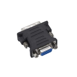 ADAPTOR video SPACER, DVI-I DL (T) la VGA (M), negru, "SPA-DVI-VGA" (timbru verde 0.08 lei)