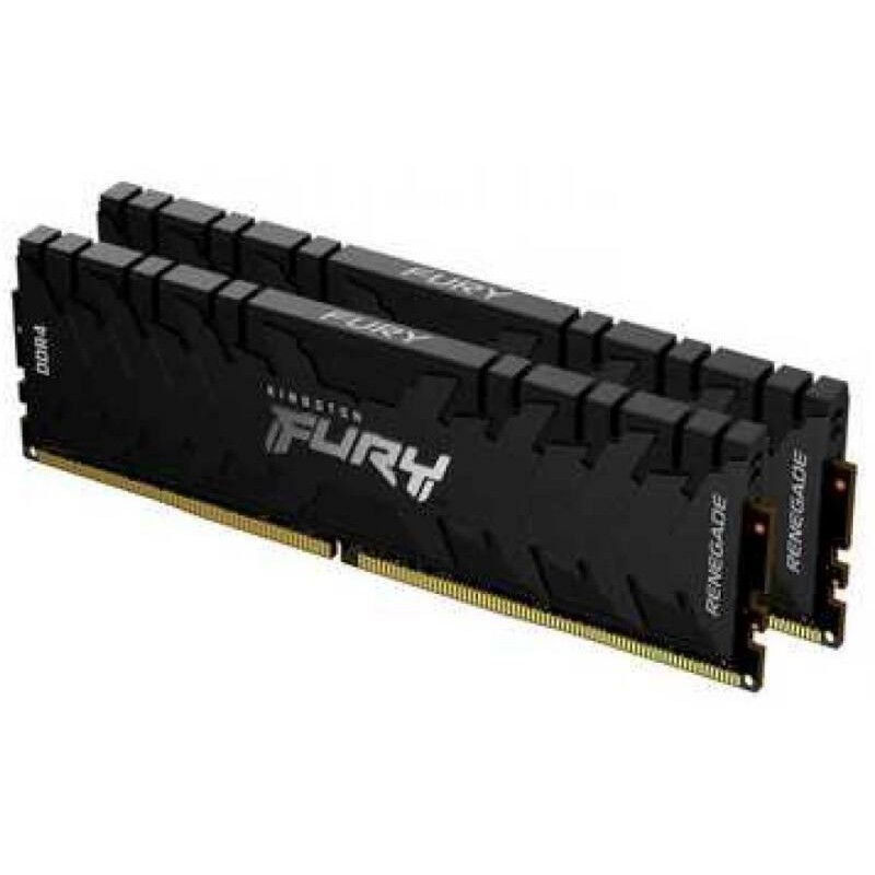 Memorie DDR Kingston - gaming DDR4 16 GB, frecventa 3200 MHz, 8 GB x 2 module, radiator, "KF432C16RBK2/16"