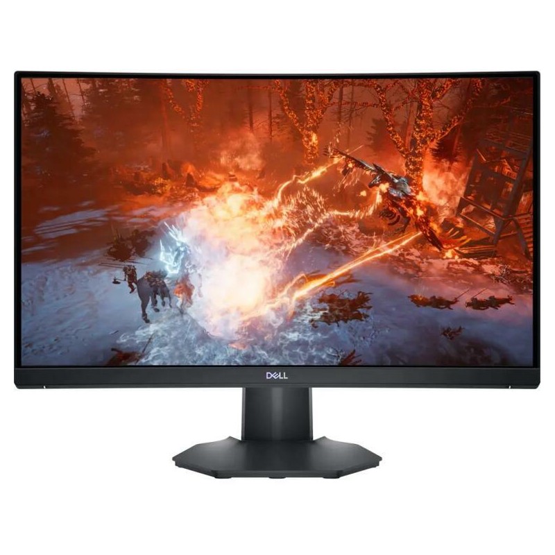 MONITOR Dell 23.6 inch, Gaming, VA, Full HD (1920 x 1080), Wide | curbat, 350 cd/mp, 4 ms, HDMI x 2 | DisplayPort, "210-AYTM" (t
