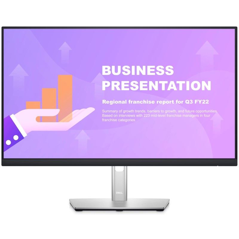 MONITOR Dell 23.8 inch, home | office, IPS, Full HD (1920 x 1080), Wide, 250 cd/mp, 8 ms, HDMI | DisplayPort x 2, "210-BBBG" (ti