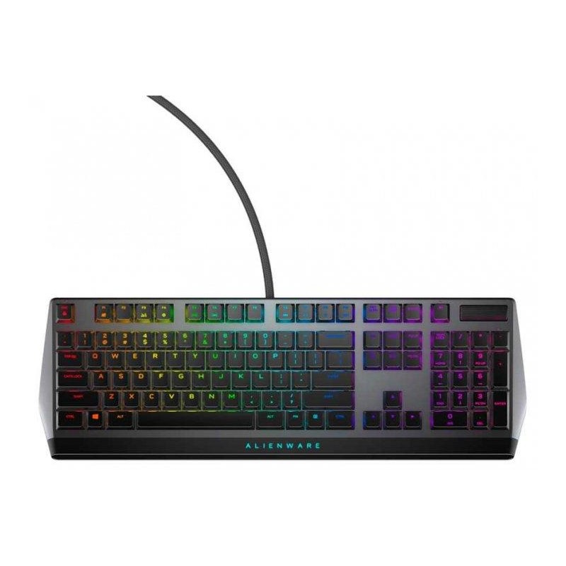 Alienware 510K Low-profile RGB Mechanical Gaming Keyboard - AW510K (Dark Side of the Moon), "545-BBCL" (timbru verde 0.8 lei)