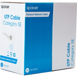 ROLA CABLU  UTP SPACER Cat5e, 305m, Cupru 100%, Solid, AWG24, 0.51mm, 0.21mm2, (include timbru verde 0.03lei), "RCAT5ECU"