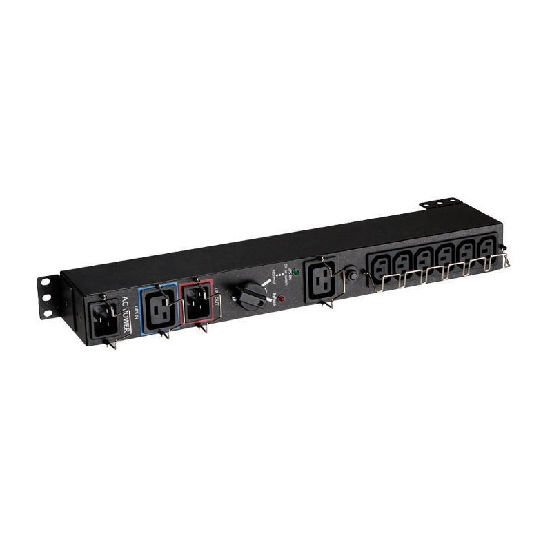 Eaton HotSwap Maintenance Bypass MBP 16A, pentru sisteme UPS pana la 3kVA, intrare IEC-C20, iesire IEC-C19 16A, 6 iesiri IEC-C13