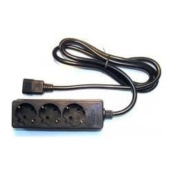 Prelungitor Eaton IEC -Shuko 10A, intrare IEC-C14, 3 iesiri Schuko, "1010081" (timbru verde 0.18 lei)