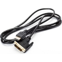 CABLU video SPACER, adaptor HDMI (T) la DVI-D SL (T), 1.8m, negru, "SPC-HDMI-DVI-6" (timbru verde 0.8 lei)