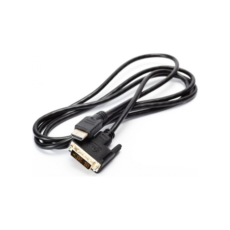 CABLU video SPACER, adaptor HDMI (T) la DVI-D SL (T), 1.8m, negru, "SPC-HDMI-DVI-6" (timbru verde 0.8 lei)