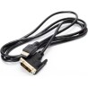 CABLU video SPACER, adaptor HDMI (T) la DVI-D SL (T), 1.8m, negru, "SPC-HDMI-DVI-6" (timbru verde 0.8 lei)