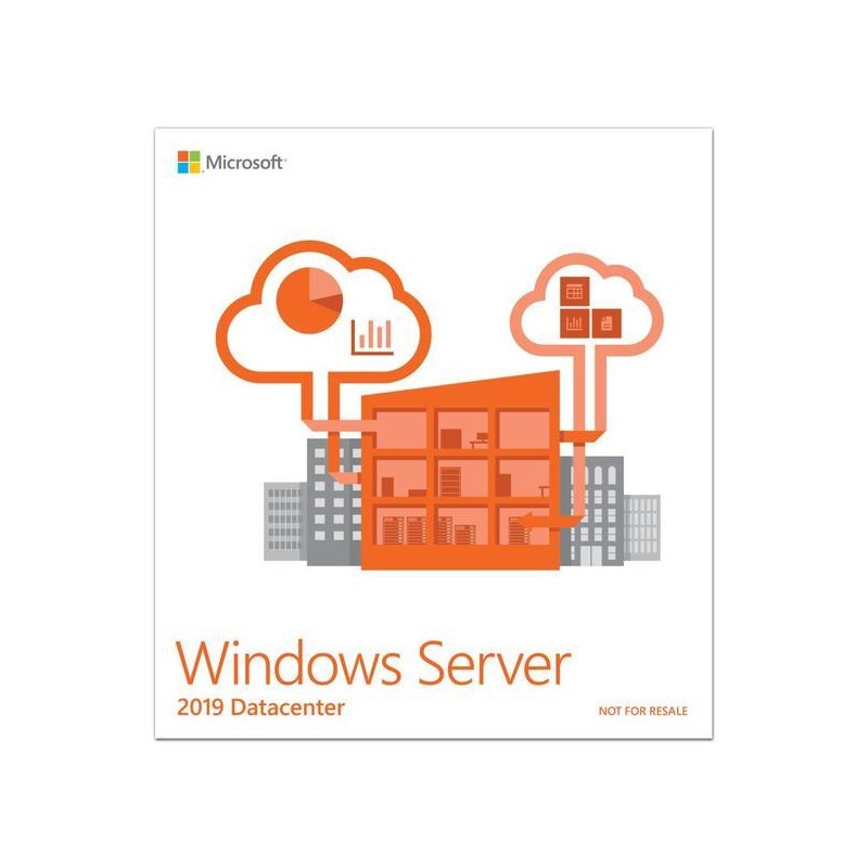 Windows Server Datacntr 2019 English 1pk DSP OEI 4Cr NoMedia/NoKey AddLic, "P71-09082"