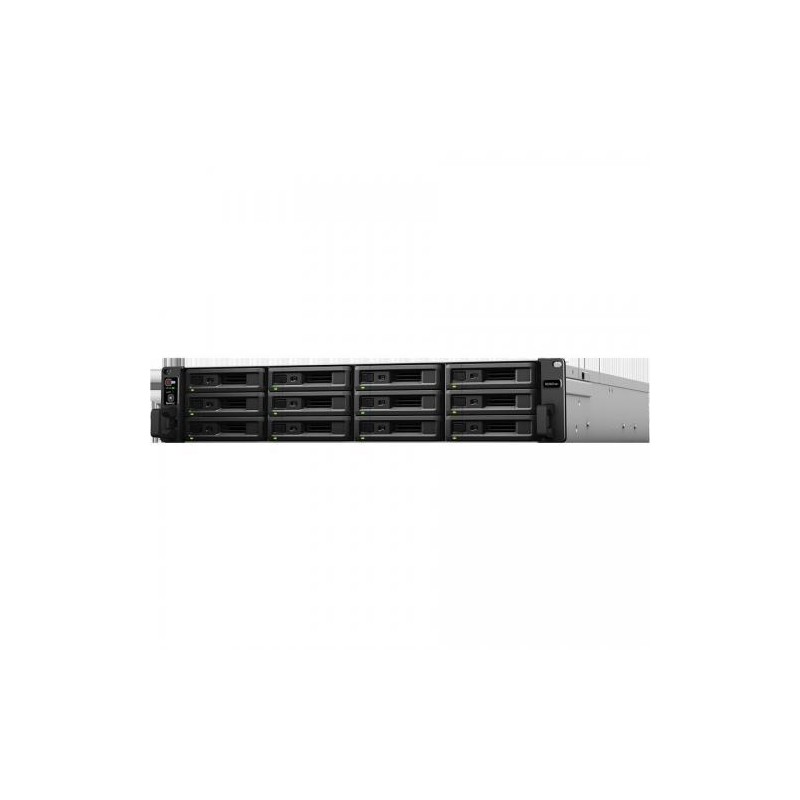 RackStation RS3621xs+ without Rack Kit (options: RKS1317) Xeon D-1541,64 bit, 8 GB DDR4 12x3.5"/2.5"  HDD/SSD Drive Bays Max Dri