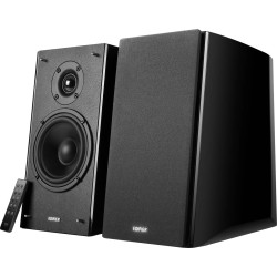 BOXE EDIFIER 2.0, RMS: 120W (2 x 24W, 2 x 36W), bluetooth, telecomanda wireless, volum, bass, treble, black, "R2000DB" (timbru v
