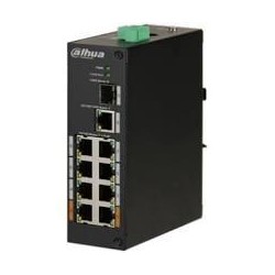 SWITCH. PoE Dahua, port Gigabit x 9, SFP SFP x 1, "PFS3110-8ET-96-V2" (timbru verde 2 lei)