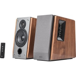 BOXE EDIFIER 2.0, RMS:  60W (2 x 13W, 2 x 17W), telecomanda wireless, volum, bass, treble, dual RCA, brown, "R1600TIII"   (timbr