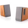 BOXE EDIFIER 2.0, RMS:  60W (2 x 13W, 2 x 17W), telecomanda wireless, volum, bass, treble, dual RCA, brown, "R1600TIII"   (timbr