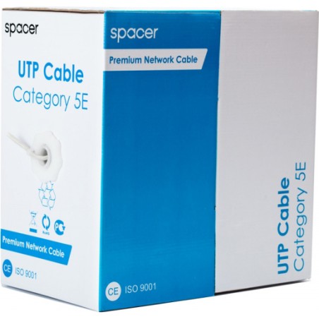 ROLA CABLU  UTP SPACER Cat5e, 305m, Cupru-Aluminu, Solid, AWG24,diam.0.51mm,supr. 0.21mm2,  "RCAT5ECCA"