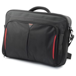 CN418 Laptop Case Classic 18" Clamshell Black/Red, "CN418EU"