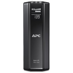 UPS APC, " Back-UPS RS", Line Int. cu management, tower, 1500VA/865W, AVR, IEC x 10, 1 x baterie APCRBC124, display LCD, back-up