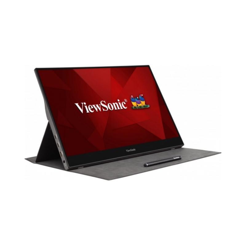 MONITOR ViewSonic 15.6 inch, home | office, IPS, Full HD (1920 x 1080), Wide, 250 cd/mp, 14 ms, mini HDMI, "TD1655" (timbru verd