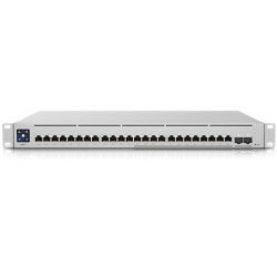 SWITCH. PoE Ubiquiti, port Gigabit x 24, SFP SFP+ x 2, managed, "USW-ENTERP-24-POE" (timbru verde 2 lei)