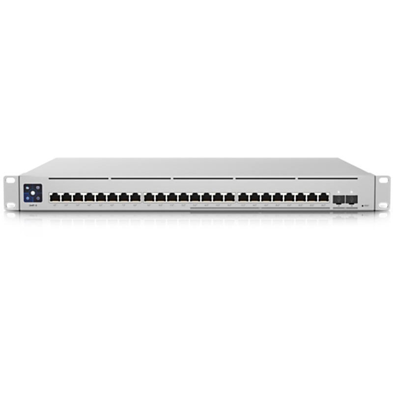 SWITCH. PoE Ubiquiti, port Gigabit x 24, SFP SFP+ x 2, managed, "USW-ENTERP-24-POE" (timbru verde 2 lei)