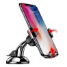 SUPORT AUTO Baseus Osculum pt. SmartPhone, fixare parbriz sau bord prin ventuza, negru + argintiu "SUYL-XP0S" - 6953156268777