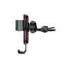SUPORT AUTO Baseus Metal Age Gravity pt. SmartPhone, fixare in suport CD/DVD player auto, negru "SUYL-J01" - 6953156291508