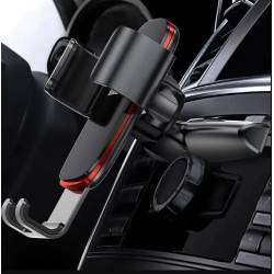 SUPORT AUTO Baseus Metal Age Gravity pt. SmartPhone, fixare in suport CD/DVD player auto, negru "SUYL-J01" - 6953156291508