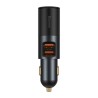 INCARCATOR auto Baseus Share Together, 2 x USB Output 5V/3A, 1 x bricheta auto, total output 120W, pt. bricheta auto, gri "CCBT-