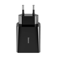 INCARCATOR retea Baseus Speed Mini, Quick Charge 20W, 1 x USB Type-C 5V/3A max, negru "CCFS-SN01" (timbru verde 0.18 lei) - 6953