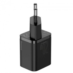 INCARCATOR retea Baseus Super Si, Quick Charge 20W, 1 x USB Type-C 5V/3A max, include cablu USB Type-C la Lightning Iphone 1m, n