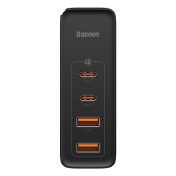 INCARCATOR retea Baseus GaN2 Pro, Quick Charge 3.0 100W, 2 x USB Type-C 5V/3A max, 2 x USB 5V/3A max, negru "CCGAN2P-L01" (timbr