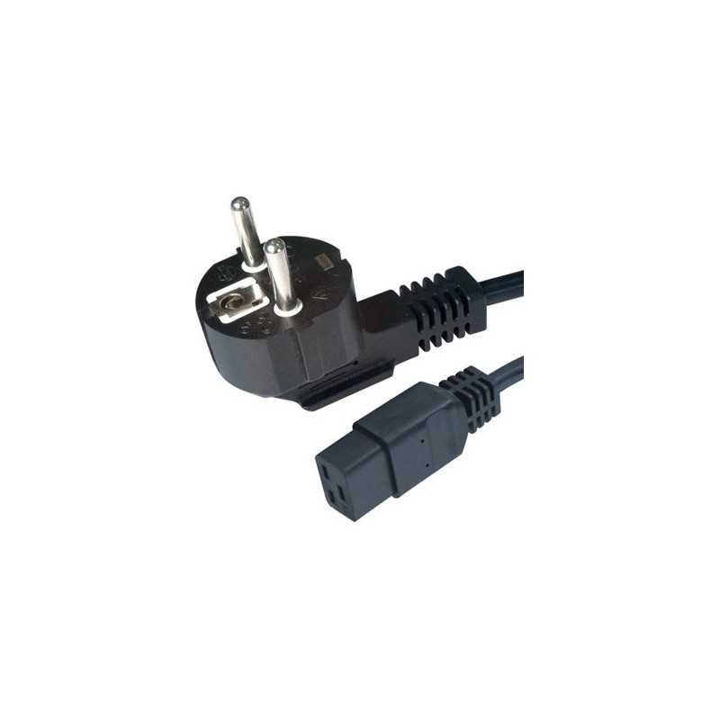 CABLU alimentare GEMBIRD 1.8m, intrare Shucko, iesire C19, 16A, bulk, black, "PC-186-C19" (timbru verde 0.18 lei)