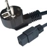 CABLU alimentare GEMBIRD 1.8m, intrare Shucko, iesire C19, 16A, bulk, black, "PC-186-C19" (timbru verde 0.18 lei)