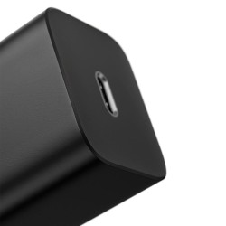 INCARCATOR retea Baseus Super Si, Quick Charge 20W, 1 x USB Type-C 5V/3A max, negru "CCSUP-B01" (timbru verde 0.18 lei) - 695315