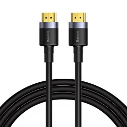 CABLU video Baseus Cafule, HDMI (T) la HDMI (T), rezolutie maxima 4K UHD (3840 x 2160) la 60 Hz, conectori auriti, 3m, negru "CA
