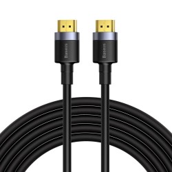 CABLU video Baseus Cafule, HDMI (T) la HDMI (T), rezolutie maxima 4K UHD (3840 x 2160) la 60 Hz, conectori auriti, 5m, negru "CA