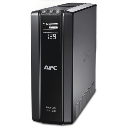 UPS APC, " Back-UPS RS", Line Int. cu management, tower, 1500VA/865W, AVR, IEC x 10, 1 x baterie APCRBC124, display LCD, back-up