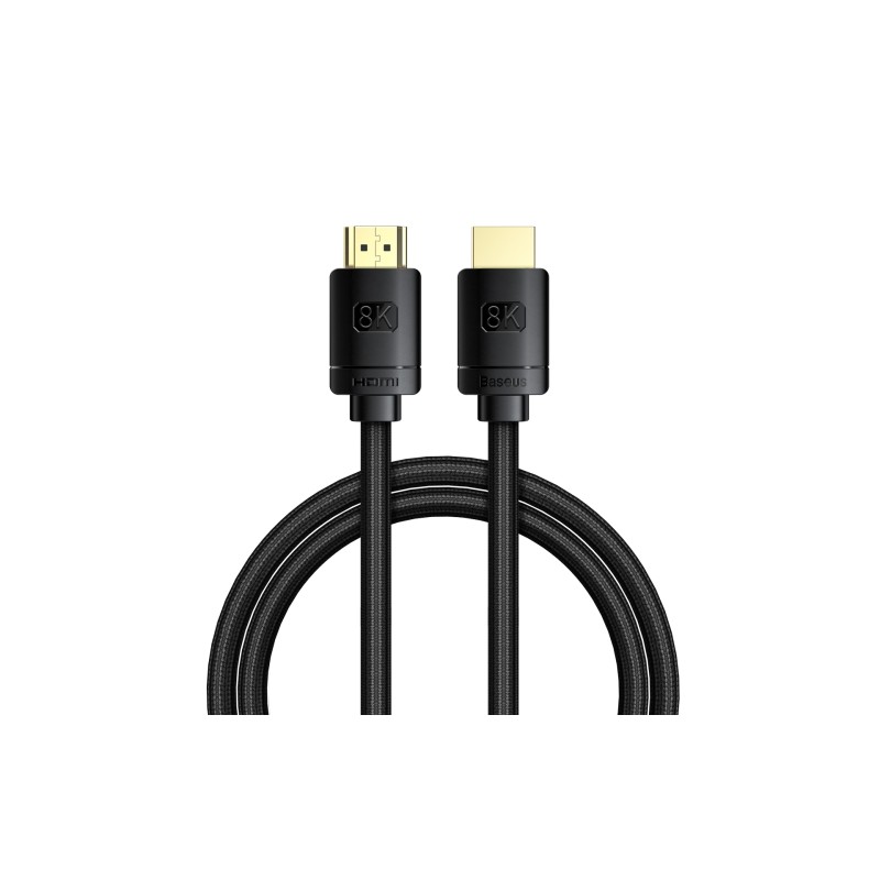 CABLU video Baseus High Definition, HDMI(T) la HDMI(T), versiunea 2.1, rezolutie maxima 8K UHD (7680 x 4320) la 60 Hz, conectori