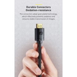 CABLU video Baseus High Definition, HDMI(T) la HDMI(T), versiunea 2.1, rezolutie maxima 8K UHD (7680 x 4320) la 60 Hz, conectori