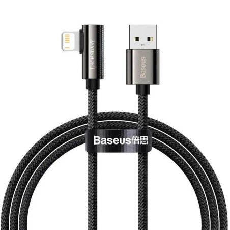 CABLU alimentare si date Baseus Legend Elbow, Fast Charging Data Cable pt. smartphone, USB la Lightning Iphone 2.4A, braided, 1m