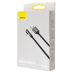 CABLU alimentare si date Baseus Legend Elbow, Fast Charging Data Cable pt. smartphone, USB la Lightning Iphone 2.4A, braided, 1m