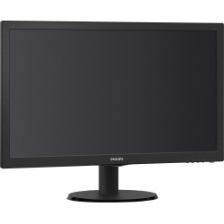 MONITOR PHILIPS 21.5", home, office, TN, Full HD (1920 x 1080), Wide, 200 cd/mp, 5 ms, VGA, HDMI, "223V5LHSB2/00" (timbru verde 